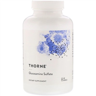 Thorne Research, сульфат глюкозамина, 180 капсул