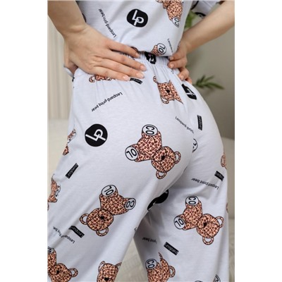 Пижама Амальфи-2 (Серый)