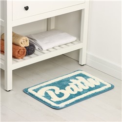 Коврик для ванной и туалета SAVANNA Bath, 40×60 см, голубой