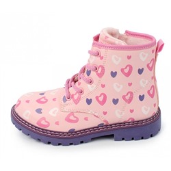 AL8150 роз Ботинки деми для девочек (26-31)/6