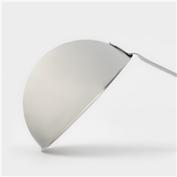 Половник кухонный «Поварской», 1.5 л, d=19 см, ручка 58 см, толщина 1.5 мм, цельнотянутая ручка