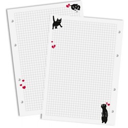 Сменный блок для тетради А5 100л клетка "PANIC!" LXRBGR-PC LOREX