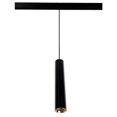 Трековый магнитный светильник, серия Broad LTL-065, 12 Вт, 960 Лм, 48 В, 3000К, чёрный