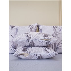 Постельное белье зима-лето из поплина с простыней на резинке - Ночная тишина