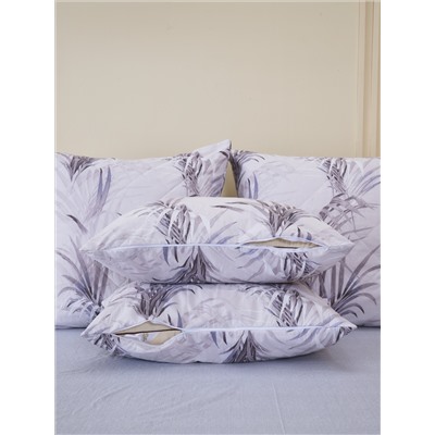 Постельное белье зима-лето из поплина с простыней на резинке - Ночная тишина