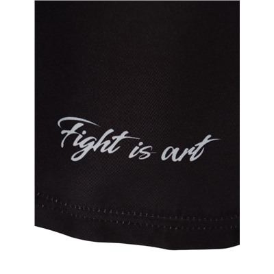 Шорты для ММА FIGHT EMPIRE, ART500, р. L, чёрные