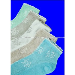 Товары России носки женские со слабой резинкой крашеный лен арт. ЖЛ-14 (ЖРН-05) ассорти