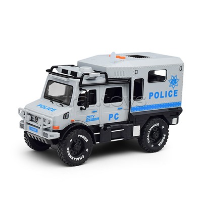 Машина "Полицейский броневик" (свет, звук) в коробке