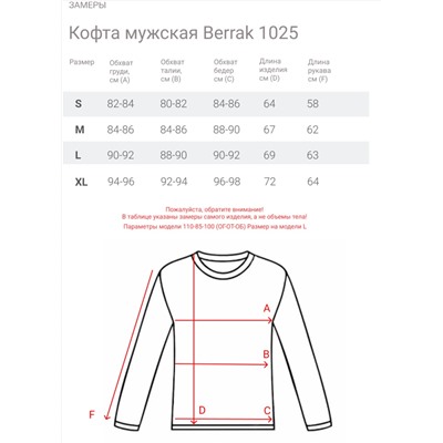 Мужская кофта Berrak