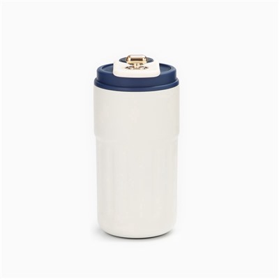 УЦЕНКА Термокружка, 450 мл, Coffee «Мастер К», сохраняет тепло до 6 ч, термометр, синяя