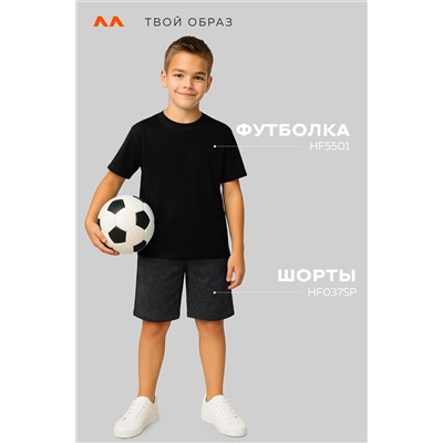 Детская однотонная футболка Happyfox