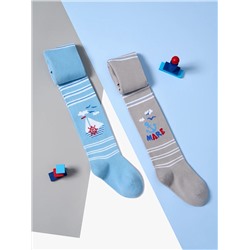 Omsa Колготки OMSA kids Collant 13P64-2 с рисунком (кораблик-якорь)
