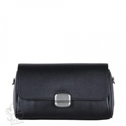 Сумка женская кожаная 99168VG black  Vitelli Grassi