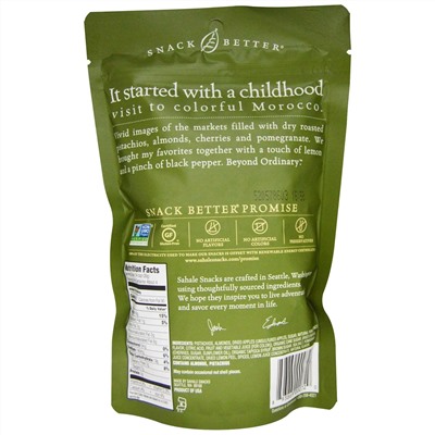 Sahale Snacks, Snack Better, фисташки с натуральным вкусом граната, глазированная смесь, 4 унции (113 г)