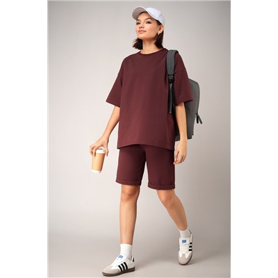 Женский костюм с шортами из футера двухнитки Happyfox