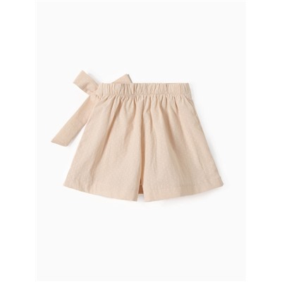 Юбка-шорты для девочки MINAKU, цвет бежевый, рост 110 см