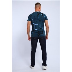 Футболка 016 (Бирюза)