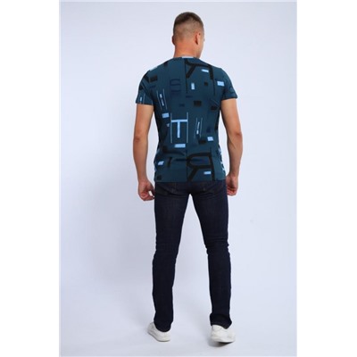 Футболка 016 (Бирюза)