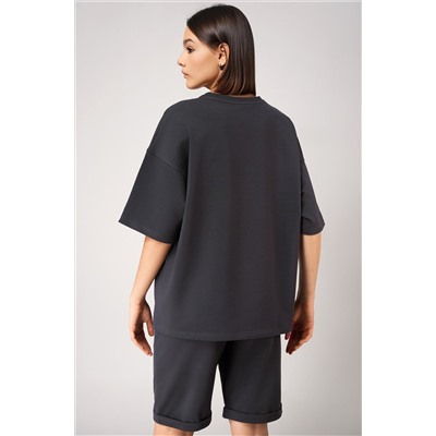 Женский костюм с шортами из футера двухнитки Happyfox