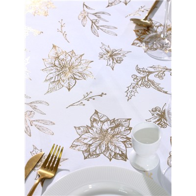 Скатерть «Этель» с тиснением, 100×140±5 см, 100% п/э, 120 г/м²