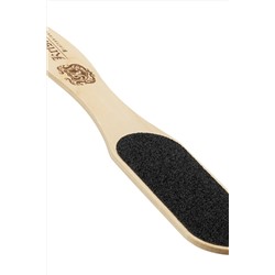 Kristaller Тёрка педикюрная двусторонняя для ног «Шкурка» 60/120 грит, дерево KRISTALLER, 1110760