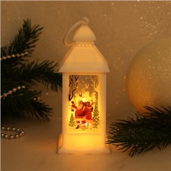 Фонарь светодиодный 14 см / JSLAN12white /уп 12/240/новогодний/белый