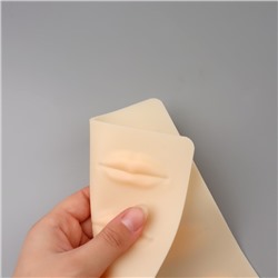 Искусственная кожа для тату и татуажа губ, 24.5×15 см, бежевая