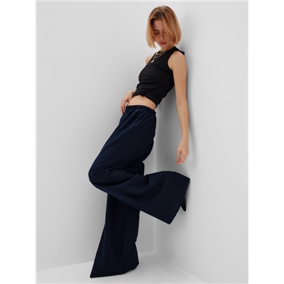 Брюки женские oversize MINAKU: Safari синий, размер 46