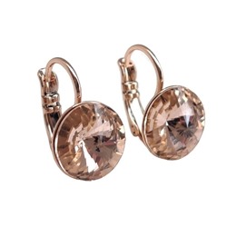 Серьги кристаллами Swarovski