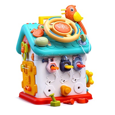 Домик развивающий "Умный домик" в коробке