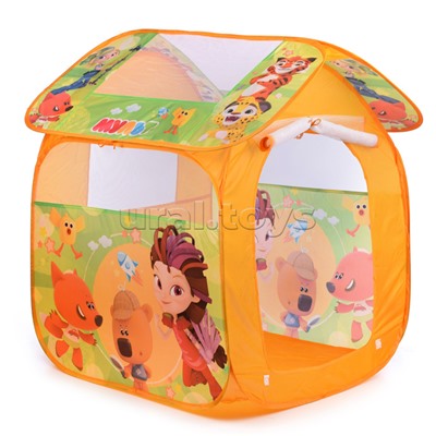 Палатка детская игровая "Мульт" 83х80х105см, в сумке