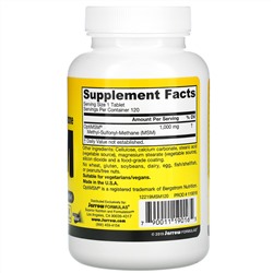 Jarrow Formulas, МСМ, 1000 мг, 120 таблеток