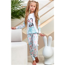 Пижама д/дев детская Juno AW21GJ547A Sleepwear Girls зайчонок