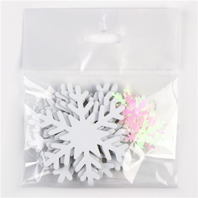 Новогодний декор «Снежинки», белые