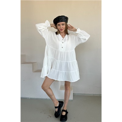 Платье муслин  FREEDOM007/07/Белый