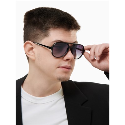 Очки солнцезащитные OneSun, UV 400, линза 5.5×6 см, дужка 14 см, ширина 14 см, чёрные