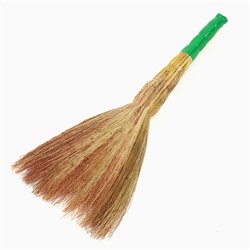 Веник для уборки Шафран «Сорго», 3-х прошивной, шестилучевой, ручная работа, 80-90 см