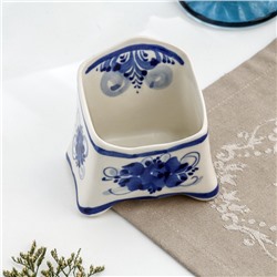 Подставка для губки кухонной, 6×9 см, гжель, фарфор