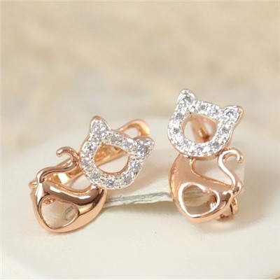 Серьги позолота H01-15316