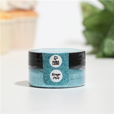 Пищевые блёстки КондиМир крупной фракции, морская волна, 10 г