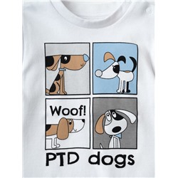 Комплект детский трикотажный для мальчиков: джемпер (футболка), шорты