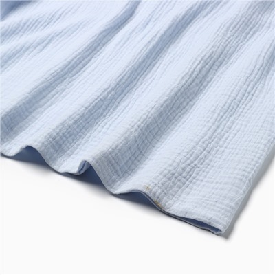 Платье на запах миди женское MIST Summer time, размер 40-42, голубое