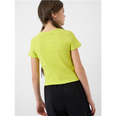 Фуфайка трикотажная для девочек (футболка)