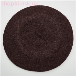 Берет Меланж фетр без отделки 11 Берет женский (56-58)