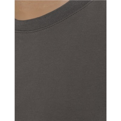 Футболка slim fit  из премиального хлопка с эффектом меланж