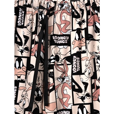 Комплект трикотажный для девочек: фуфайка (футболка), брюки