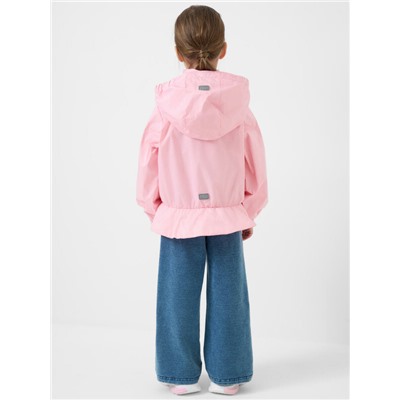 Куртка текстильная с полиуретановым покрытием для девочек (ветровка)