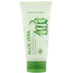 Nature Republic, Очищающий гель-пенка с алоэ вера для успокоения и увлажнения кожи, 150 мл (5,07 жидк. унции)