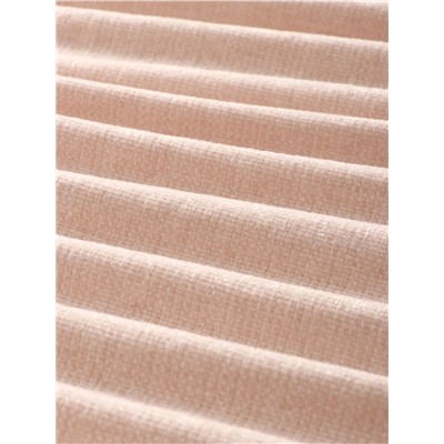 Плед с бахромой «Этель» Powder, 135×180 см, пудра