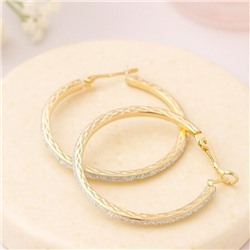 Серьги ювелирная бижутерия коллекция "Дубай" покрытие: позолота, арт.216.097